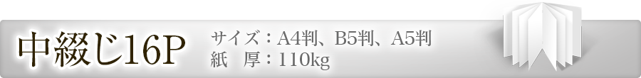 プログラム中綴じ16P