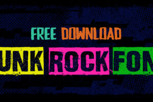 パンクロックのロゴに使えるフリーフォント 無料ダウンロードまとめ